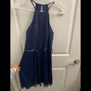 Davids Bridal Dress in Navy!